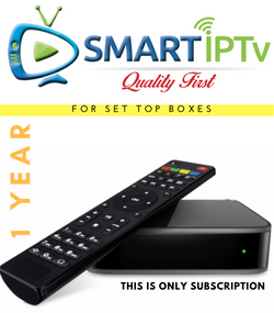 SMARTIPTV  For MAG (1 Year Subscription)