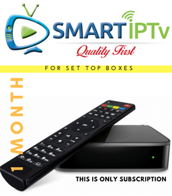 SMARTIPTV  For MAG (1 Months Subscription )